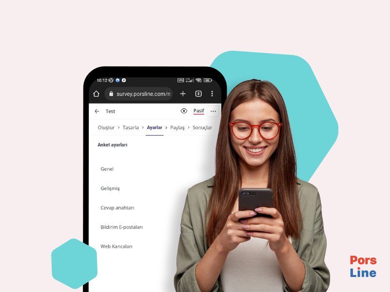 online anketinize gelişmiş ayarlar ekleyin