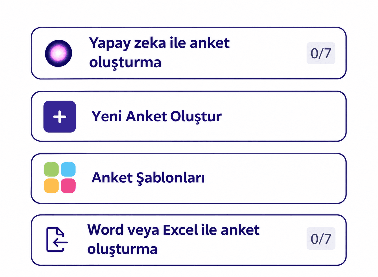 Porsline'da Anket oluşturma yöntemleri