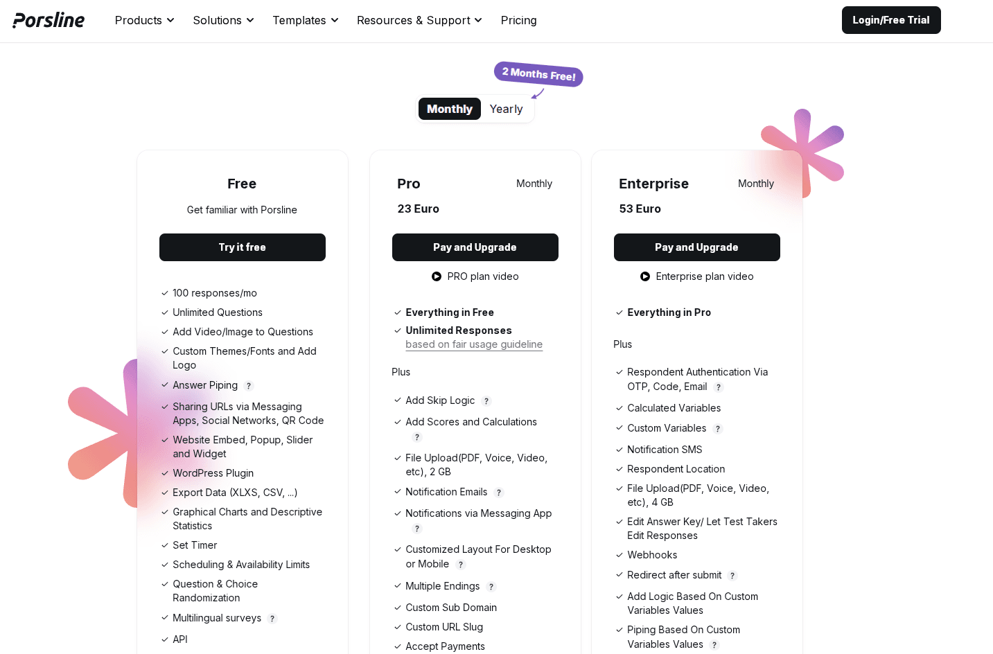 Porsline-Pricing-overview.png