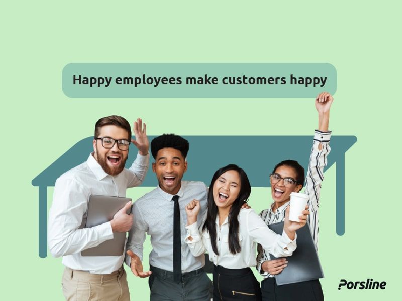Happy employees make customers happy happy employees make customers happy