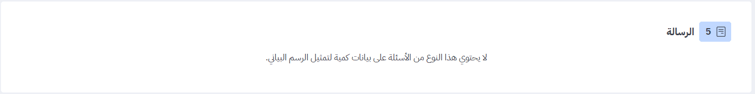 مشاهدة حالة سؤال النص الطويل في قسم تحاليل ورسوم بيانية في بُرس لاين