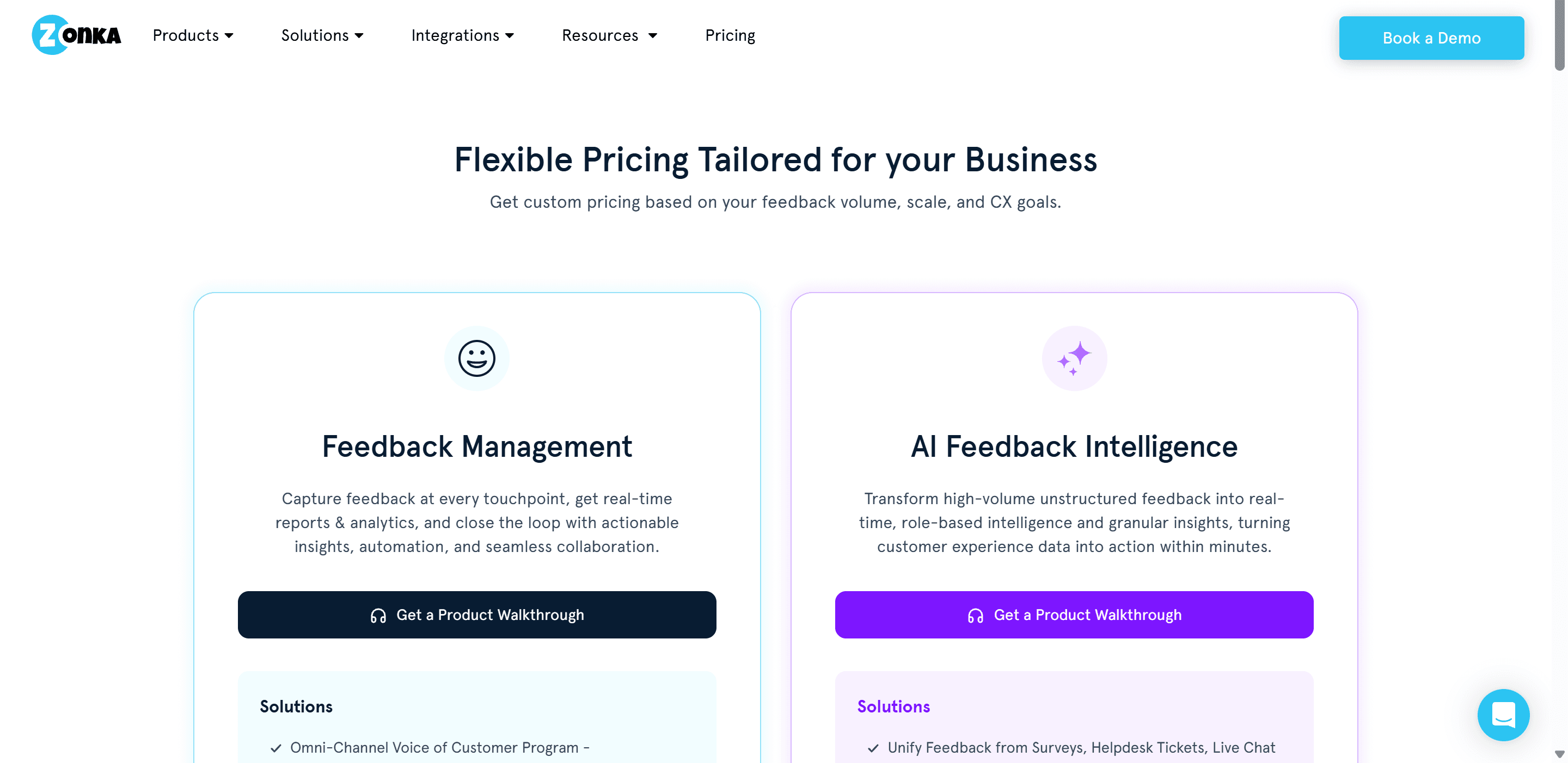 Zonka Feedback Pricing overview