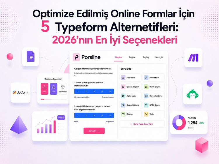 Optimize edilmiş online formlar için 5 Typeform alternatifi