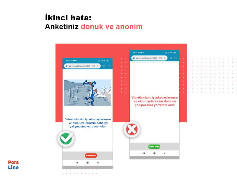 anket tasarımı ve rengi