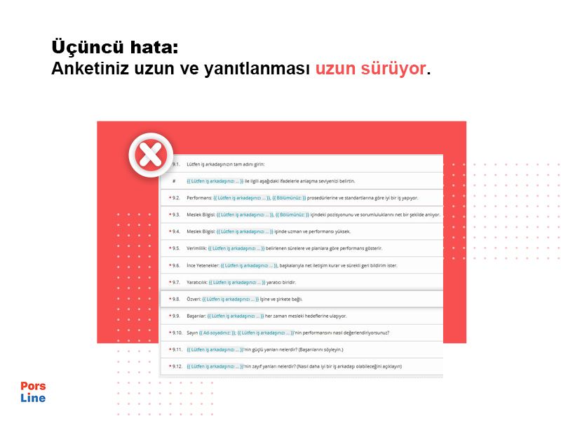 Ankette fazla soru
