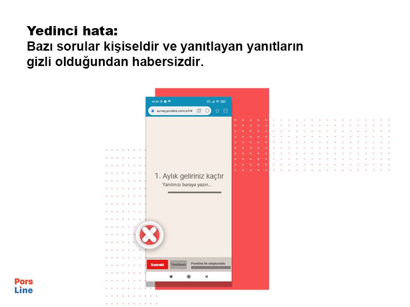 ankette gereksiz bilgi talebi