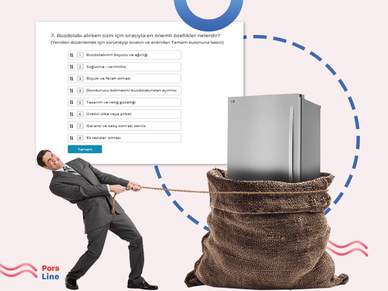 Ankette sıralama soru tipi
