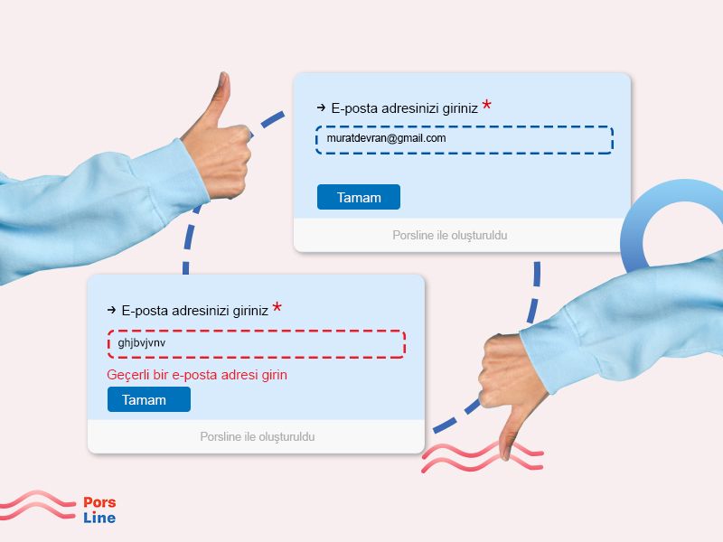 Ankette e-posta soru tipi