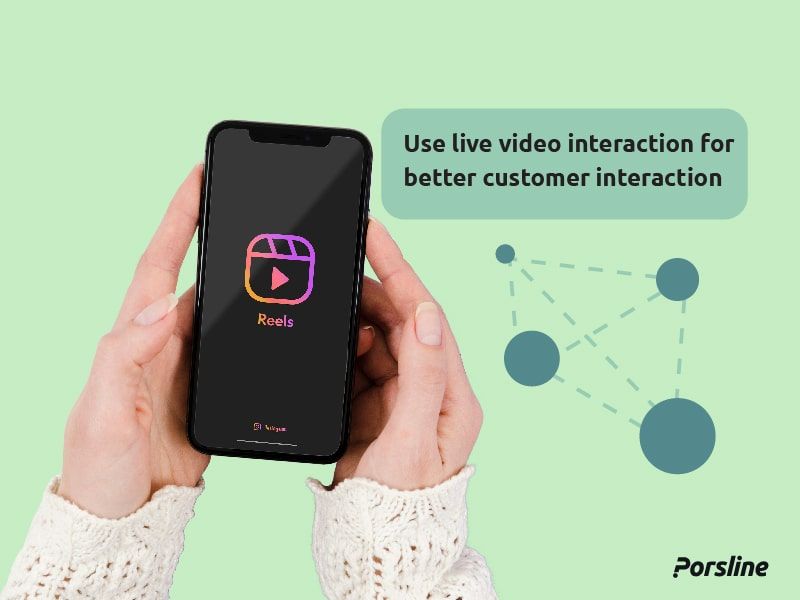 Use live video for interaction with customers use live video for interaction with customers